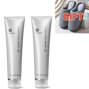 2 Tubes Of Nu Skin Nuskin Ageloc Dermatic Effects +1 Cotton slippers #25